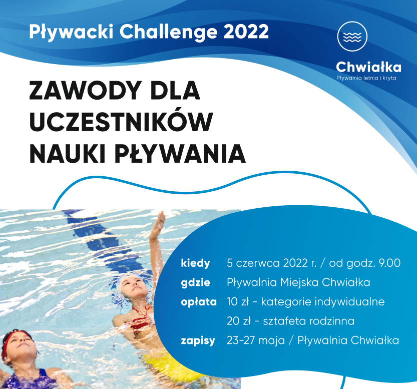 Pływacki Challenge 2022 - plakat