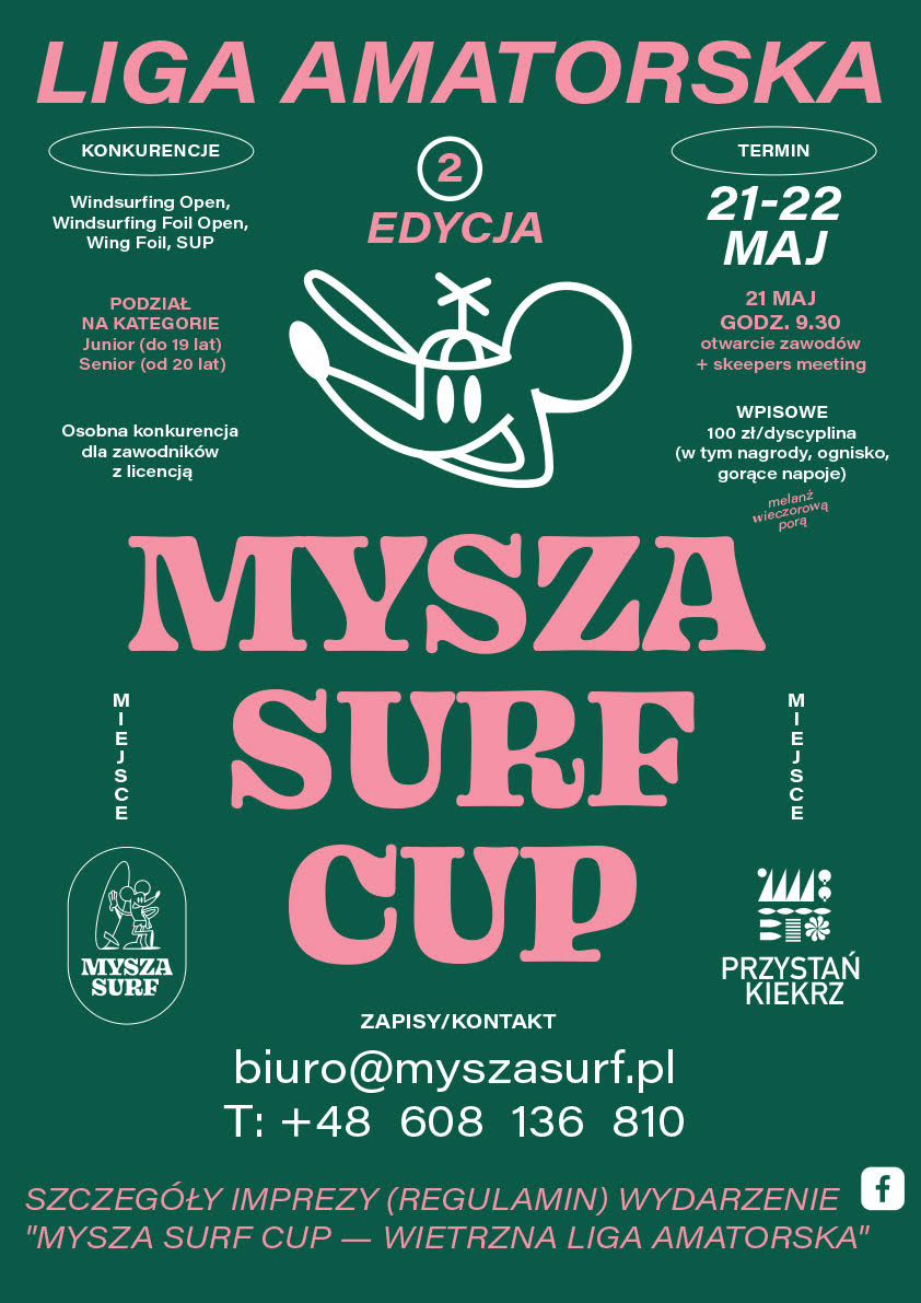 Mysza Surf Cup - plakat
