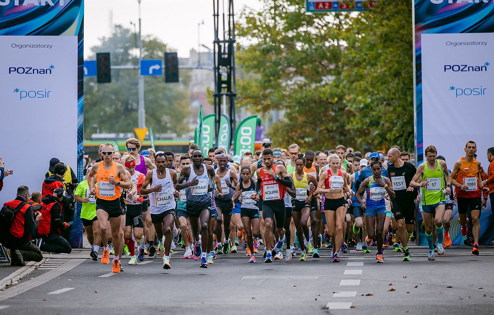 Start 21. Poznań Maratonu (fot. Andrzej Olszanowski)