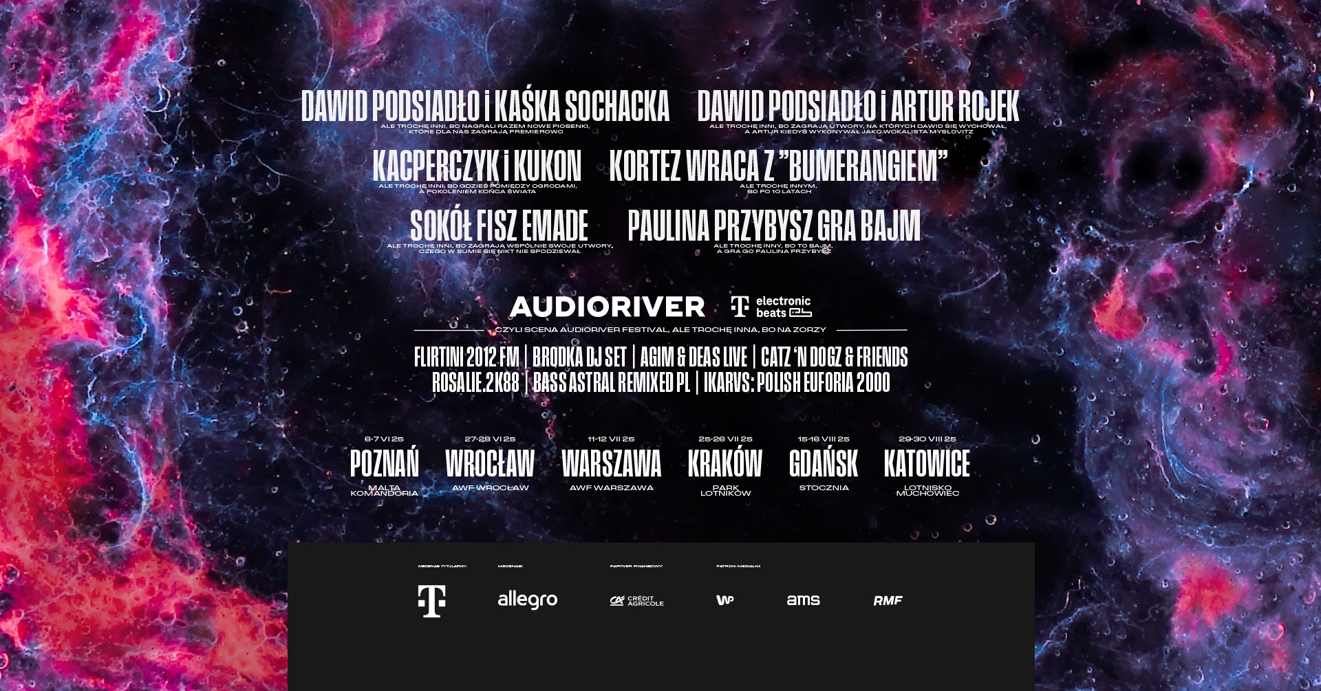 Plakat promujący wydarzenie zorza