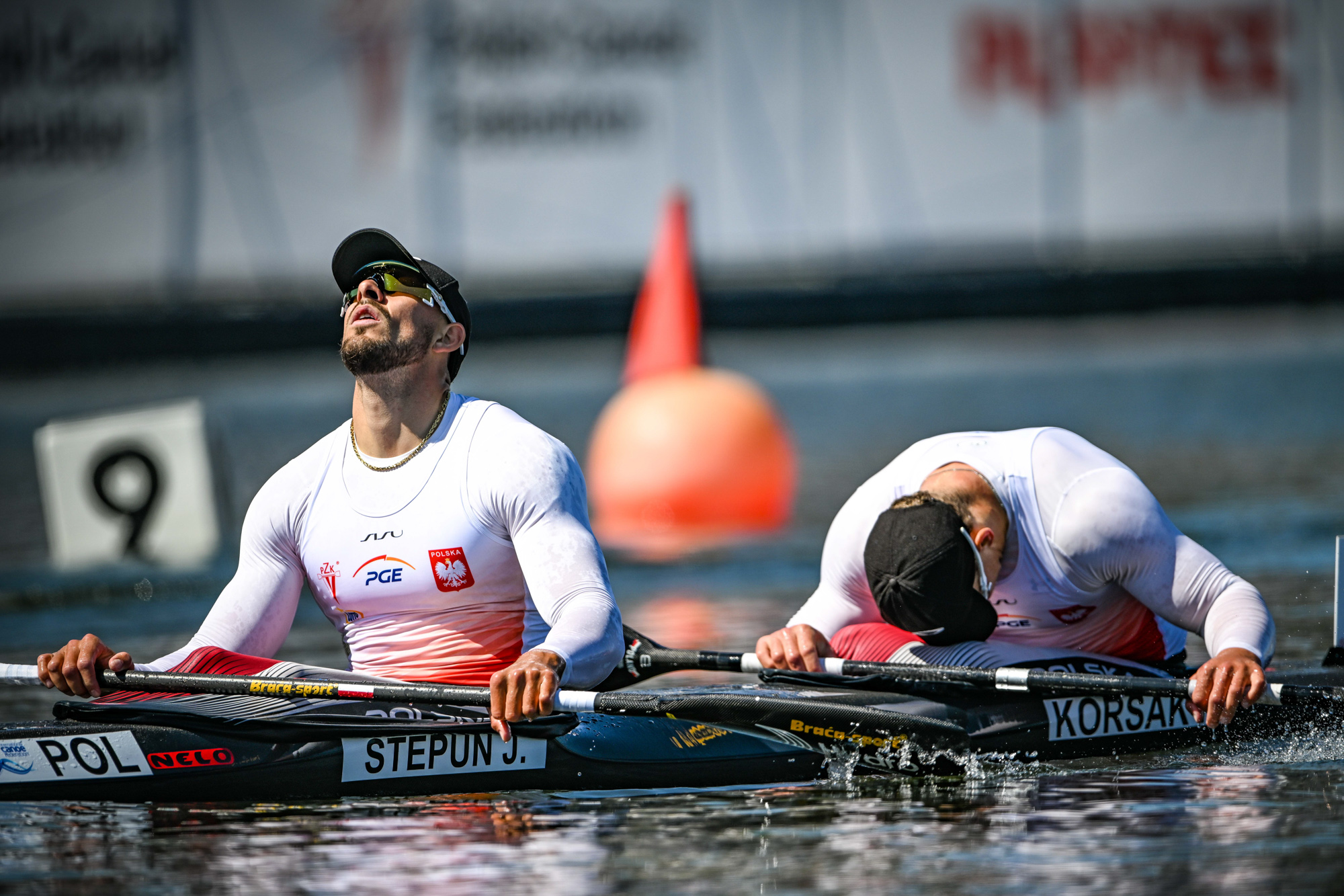 2025.05.25 Poznań, Polska2025 ICF CANOE SPRINT & PARACANOE WORLD CUPK2 Men 500m - FINAL AJakub STEPUNPrzemyslaw KORSAKfot. Bartłomiej Zborowski/PZKaj