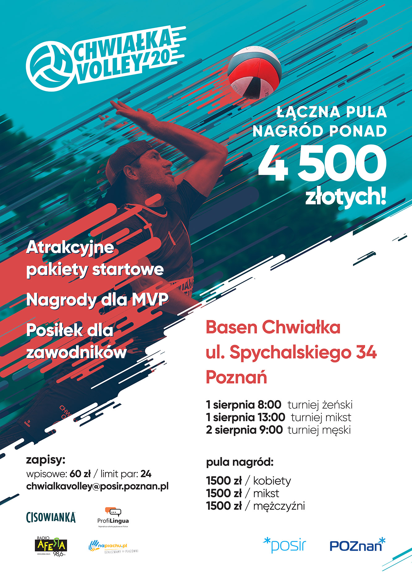 plakat Chwiałka Volley 2020
