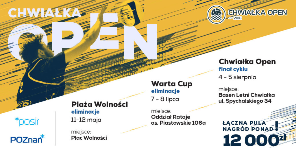 plakat siatkowka facebook - Chwiałka Open 2018